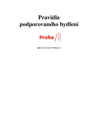 Pravidla podporovaného bydlení